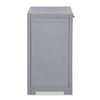 Nilkamal Freedom Star Small (FMSSTAR) Plastic Storage Cabinet (Haze Grey & Milky White) - Side View
