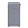 Nilkamal Freedom Star (FMSC09STR) Plastic Shoe Cabinet (Haze Grey & Milky White)
