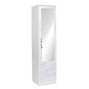 Nilkamal Marbito 1 Door Wardrobe With Mirror (White)