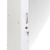 Nilkamal Marbito 1 Door Wardrobe With Mirror (White)