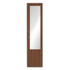 Nilkamal Joyce 1 Door Wardrobe With Mirror (Classic Walnut) - Front View