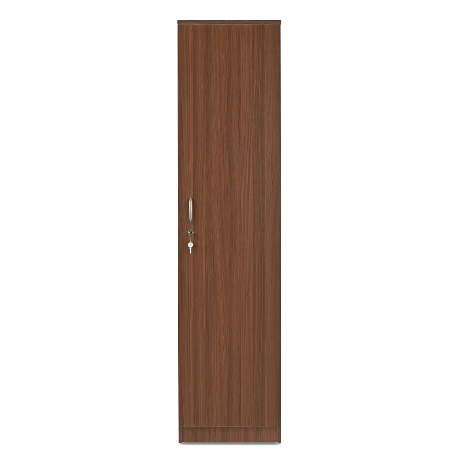 Nilkamal Joyce 1 Door Wardrobe (Classic Walnut)