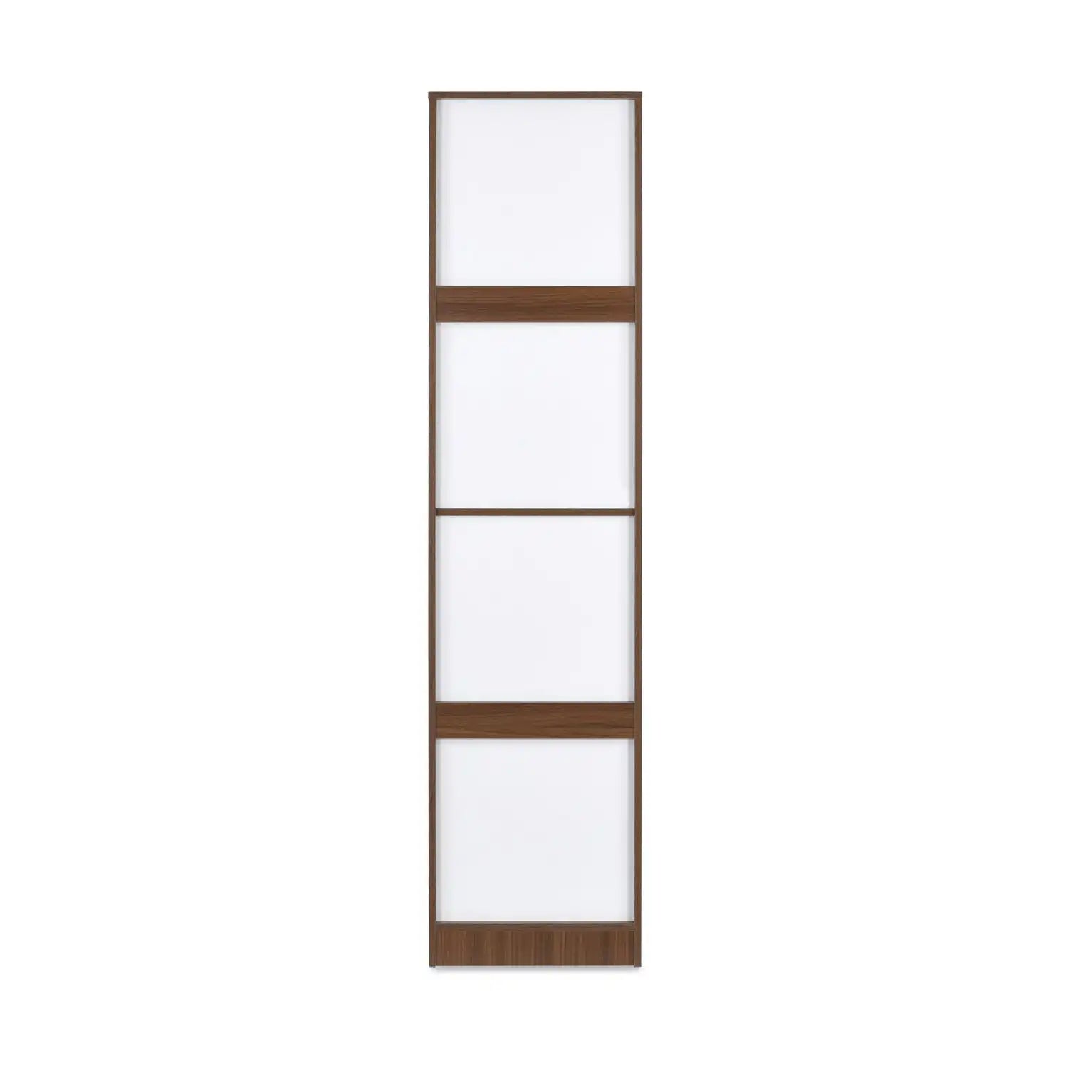 Nilkamal Joyce 1 Door Wardrobe With Mirror (Classic Walnut)