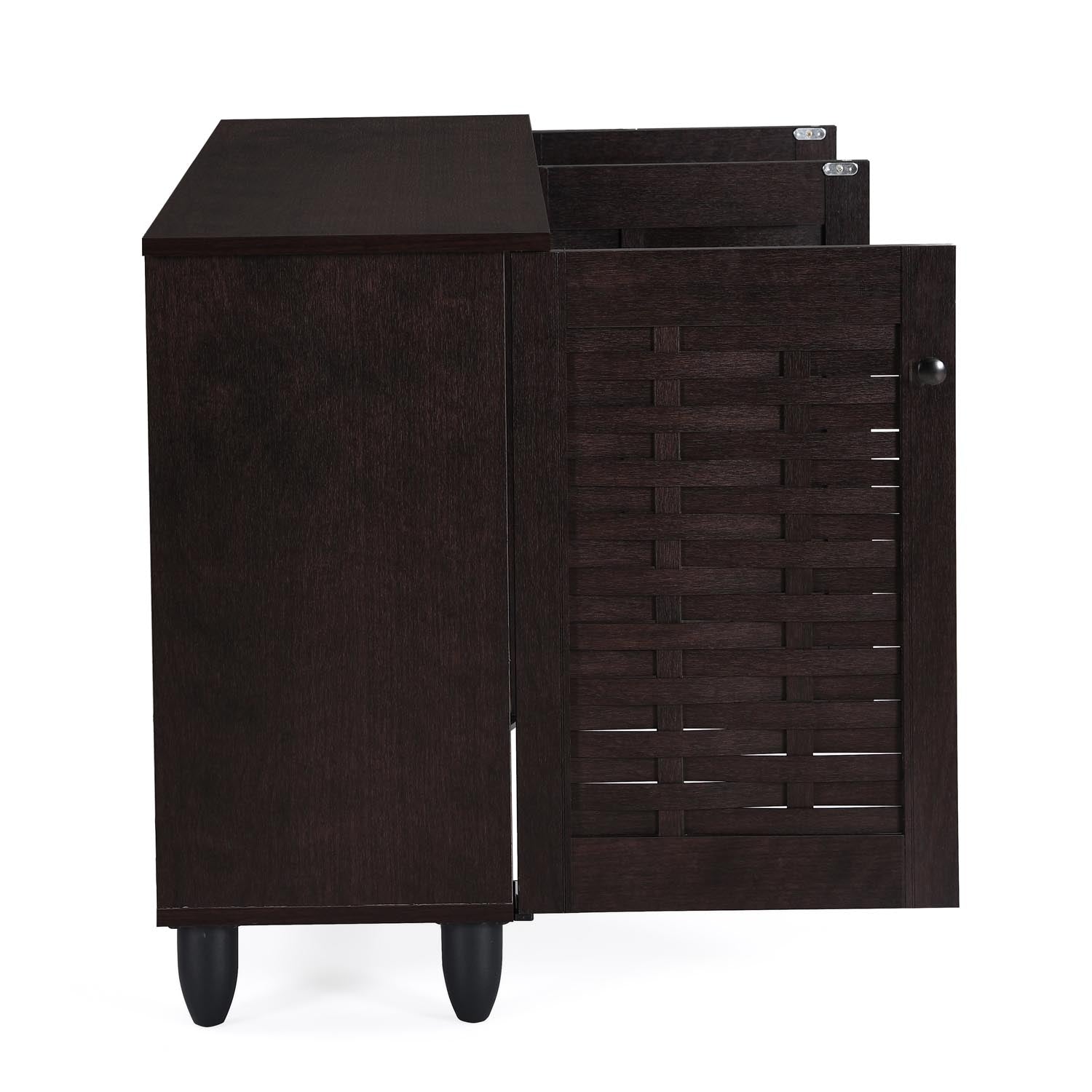 Nilkamal Kaira 3 Door Shoe Rack (Wenge)