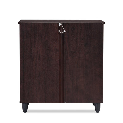 Nilkamal Kaira 2 Door Shoe Rack with Drawer (Wenge)