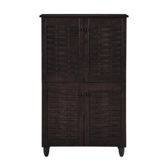 Nilkamal Kaira 4 Door Shoe Rack (Wenge)