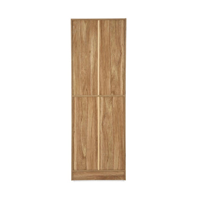 Nilkamal Gwen Book Case with Glass Sliding Doors (Oak Grey)