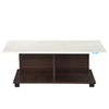 Nilkamal Luca Coffee Table (Legno Oak & Frosty White)