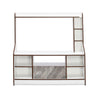 Nilkamal Petra TV Unit (White & Walnut)