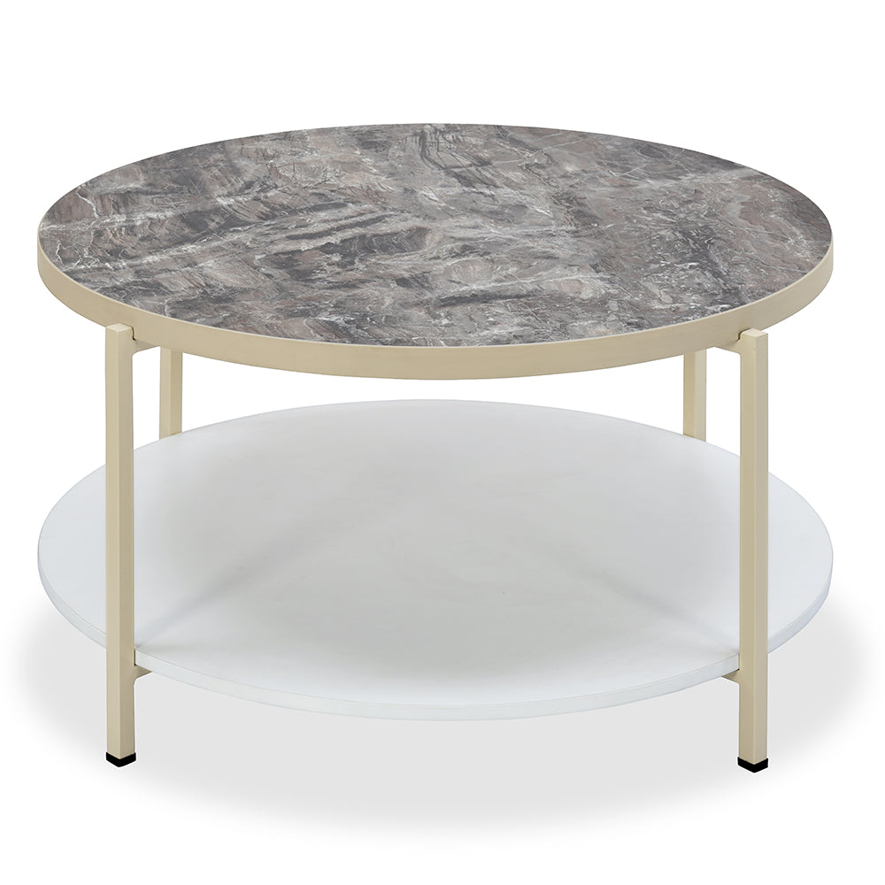 Nilkamal Gracie Round Center Table (Visconti Ivory)