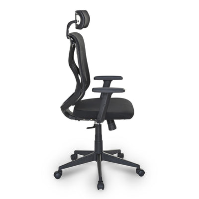 Nilkamal Verona High Back Office Chair (Black)