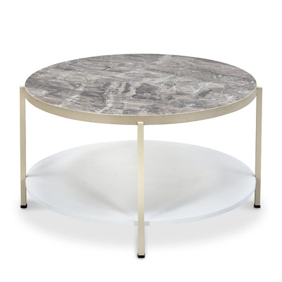 Nilkamal Gracie Round Center Table (Visconti Ivory)