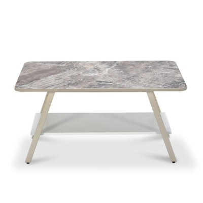 Nilkamal Granito Rectangular Center Table (Visconti Ivory)
