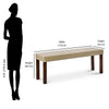 Nilkamal Venice 6 Seater Dining Set with Bench (Brown)