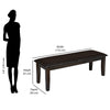 Nilkamal Magnito Multi Use Long Sitting Bench for Living Room | Dining Room (Brown)