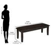 Nilkamal Magnito Multi Use Long Sitting Bench for Living Room | Dining Room (Brown)