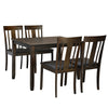 Nilkamal Magnito 4 Seater Dining Set (Brown)
