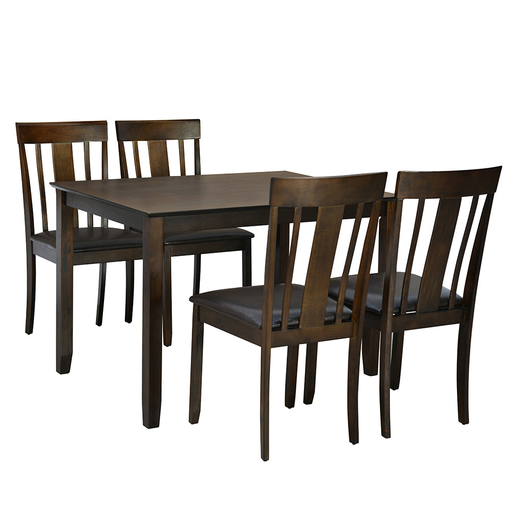 Nilkamal Magnito 4 Seater Dining Set (Brown)