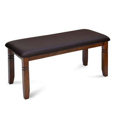 Nilkamal Rover Multi Use Long Sitting Bench for Living Room | Dining Room (Walnut Brown)