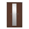 Nilkamal Massif 3 Door Wardrobe with Mirror (Legno Oak)