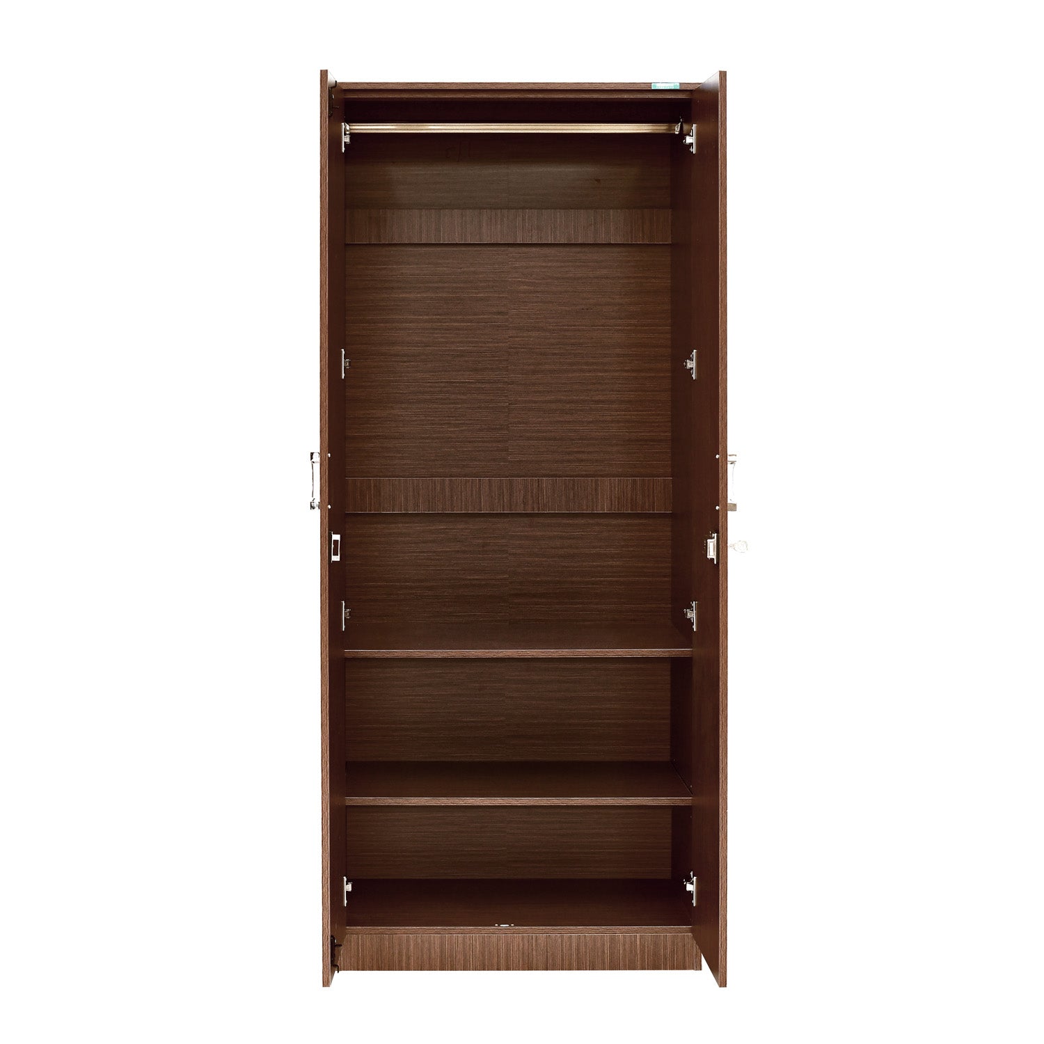 Nilkamal Massif 2 Door Wardrobe (Legno Oak)