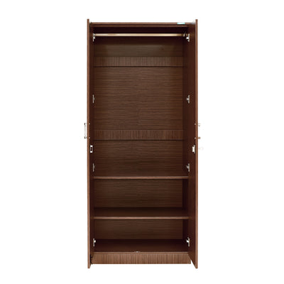Nilkamal Massif 2 Door Wardrobe (Legno Oak)