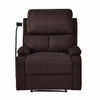Nilkamal Matt 1 Seater Manual Recliner with Cup & Mobile Holder (Cocoa Brown)