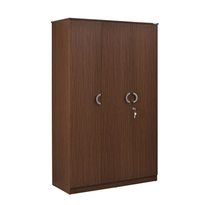 Nilkamal Massif 3 Door Wardrobe (Legno Oak) Slight Side View-2