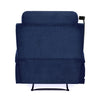 Nilkamal Matt 1 Seater Manual Recliner with Cup & Mobile Holder (Blue)