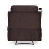 Nilkamal Matt 1 Seater Manual Recliner with Cup & Mobile Holder (Cocoa Brown)