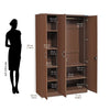 Nilkamal Massif 3 Door Wardrobe (Legno Oak) - Size In Centimeter