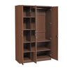 Nilkamal Massif 3 Door Wardrobe with Mirror (Legno Oak)