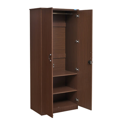 Nilkamal Massif 2 Door Wardrobe (Legno Oak)