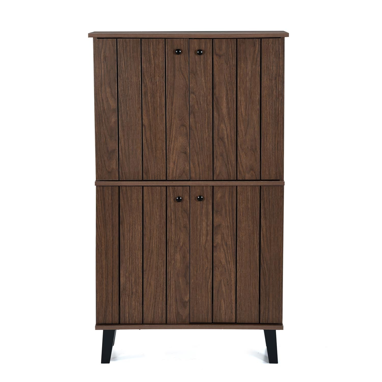 Nilkamal Wildon 4 Door Shoe Rack (Walnut)