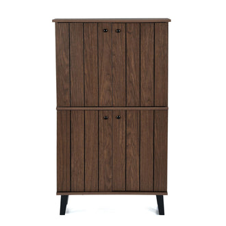 Nilkamal Wildon 4 Door Shoe Rack (Walnut)