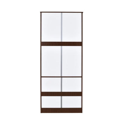 Nilkamal Massif 2 Door Wardrobe with Mirror (Legno Oak)
