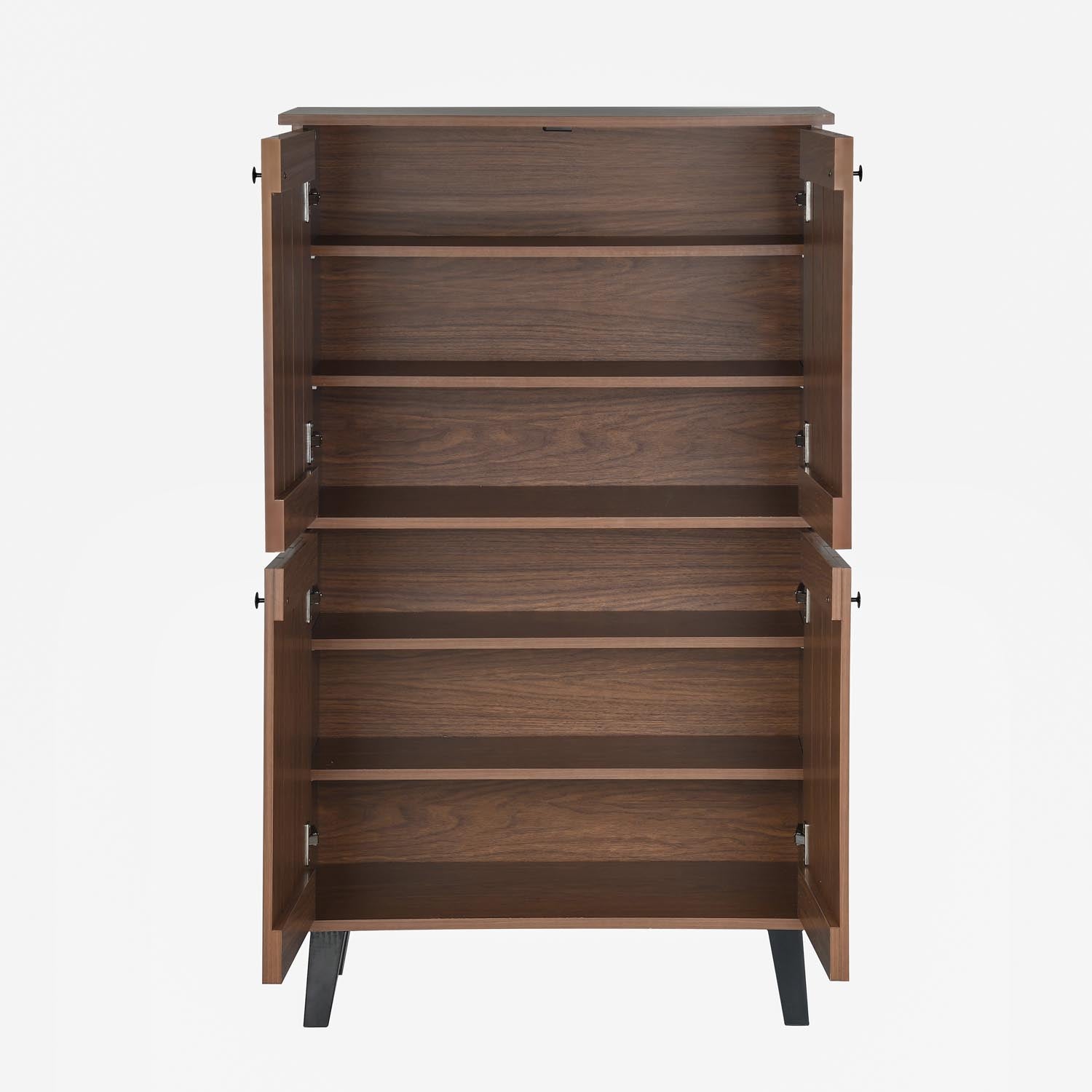 Nilkamal Wildon 4 Door Shoe Rack (Walnut)