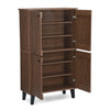 Nilkamal Wildon 4 Door Shoe Rack (Walnut)