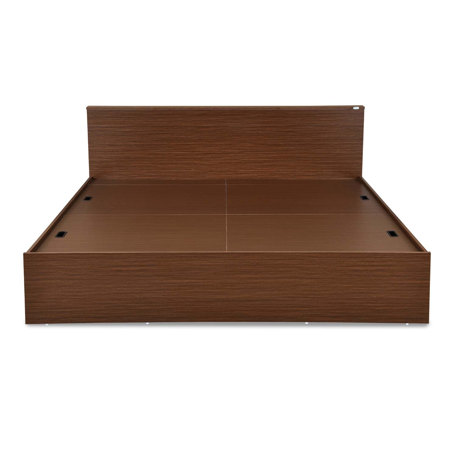 Nilkamal Arthur Plus King Bed With Storage (Legno Oak Dark)