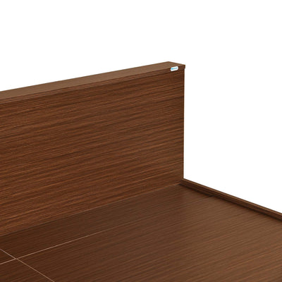 Nilkamal Arthur Plus King Bed With Storage (Legno Oak Dark)