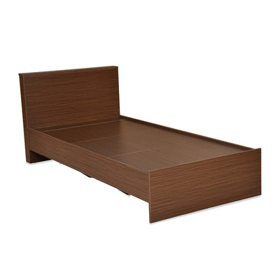 Nilkamal Arthur Plus Single Bed (Legno Oak Dark)
