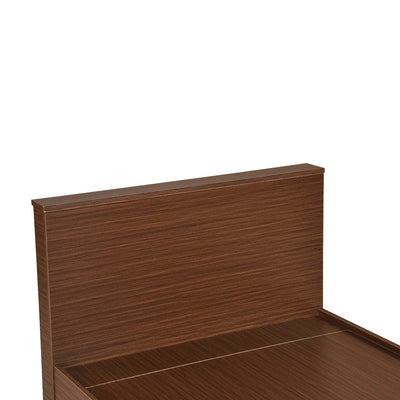 Nilkamal Arthur Plus Single Bed (Legno Oak Dark)