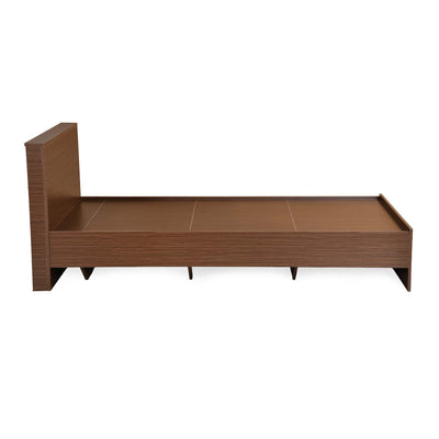 Nilkamal Arthur Plus Single Bed (Legno Oak Dark)