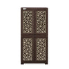 Nilkamal Freedom Mini Medium (FMM) Star Plastic Storage Cabinet (Weathered Brown & Biscuit)