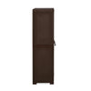 Nilkamal Freedom Mini Medium (FMM) Star Plastic Storage Cabinet (Weathered Brown & Biscuit)