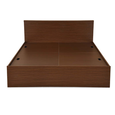 Nilkamal Arthur Plus Queen Bed With Storage (Legno Oak Dark)