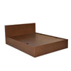 Nilkamal Arthur Plus Queen Bed With Storage (Legno Oak Dark)