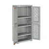 Nilkamal Freedom Mini Medium (FMM) Star Plastic Storage Cabinet (Haze Grey & Milky White)