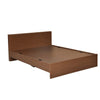 Nilkamal Arthur Plus Queen Bed (Legno Oak Dark)