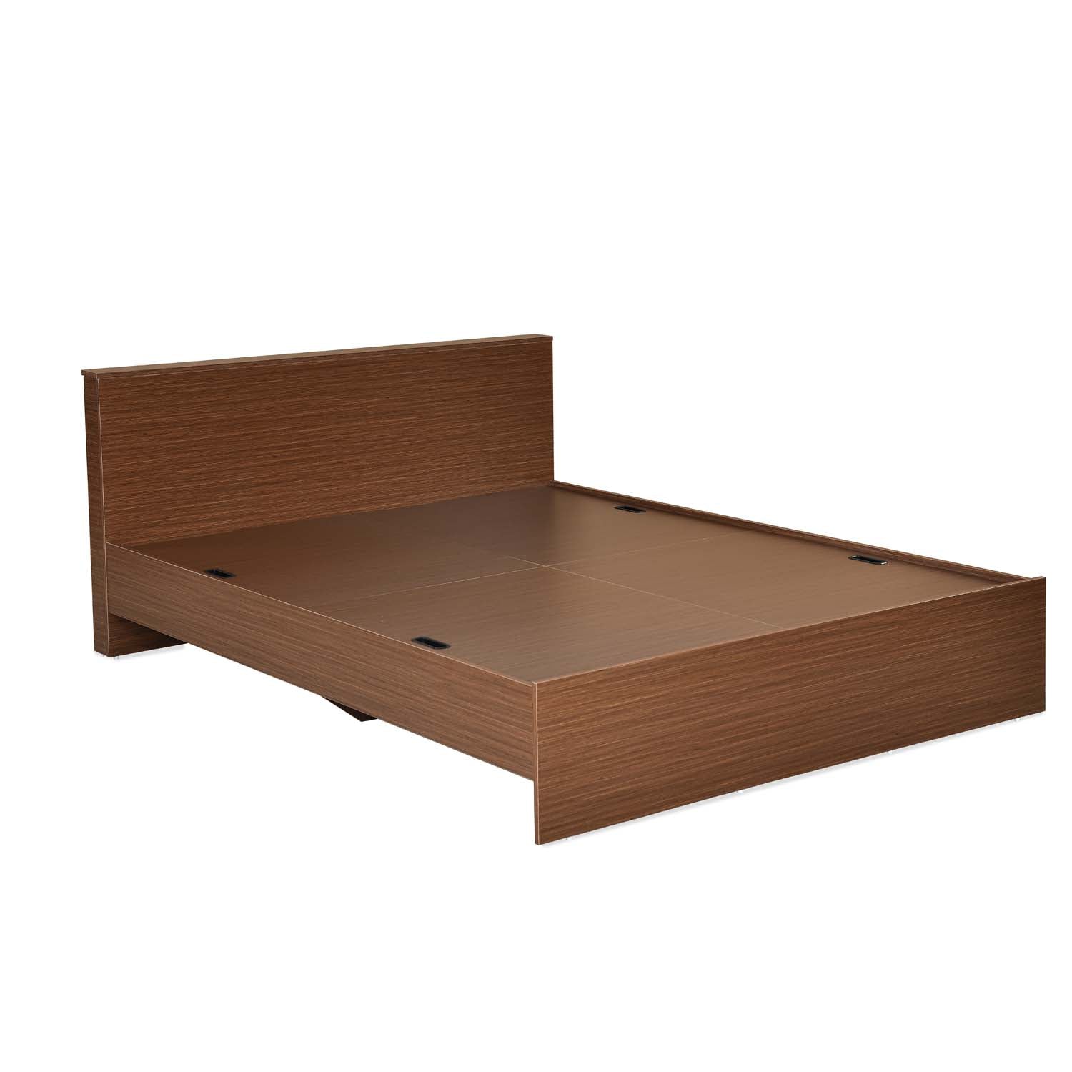 Nilkamal Arthur Plus Queen Bed (Legno Oak Dark)